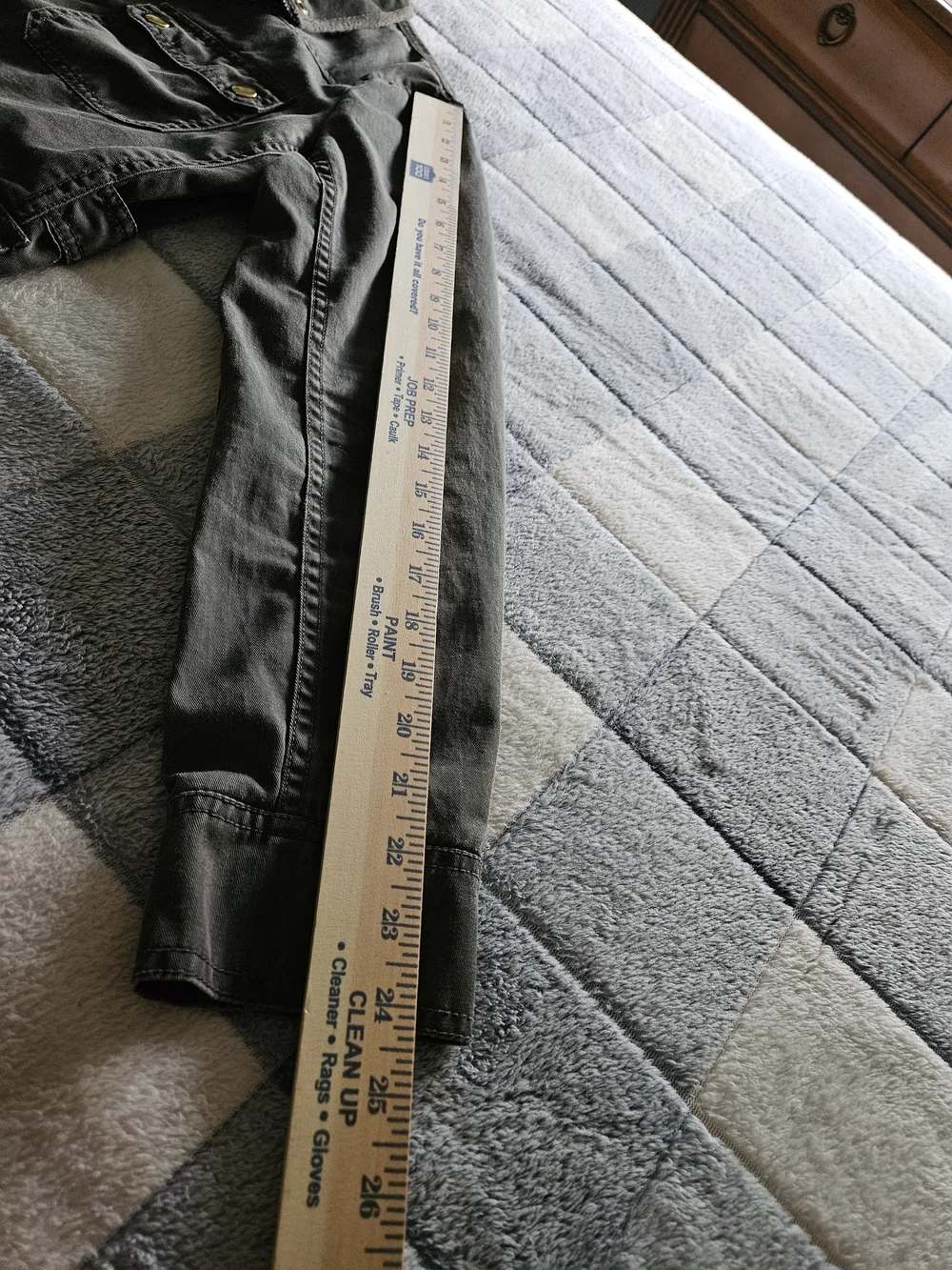 J. Crew Women's Washed Charcoal Utility Jacket
